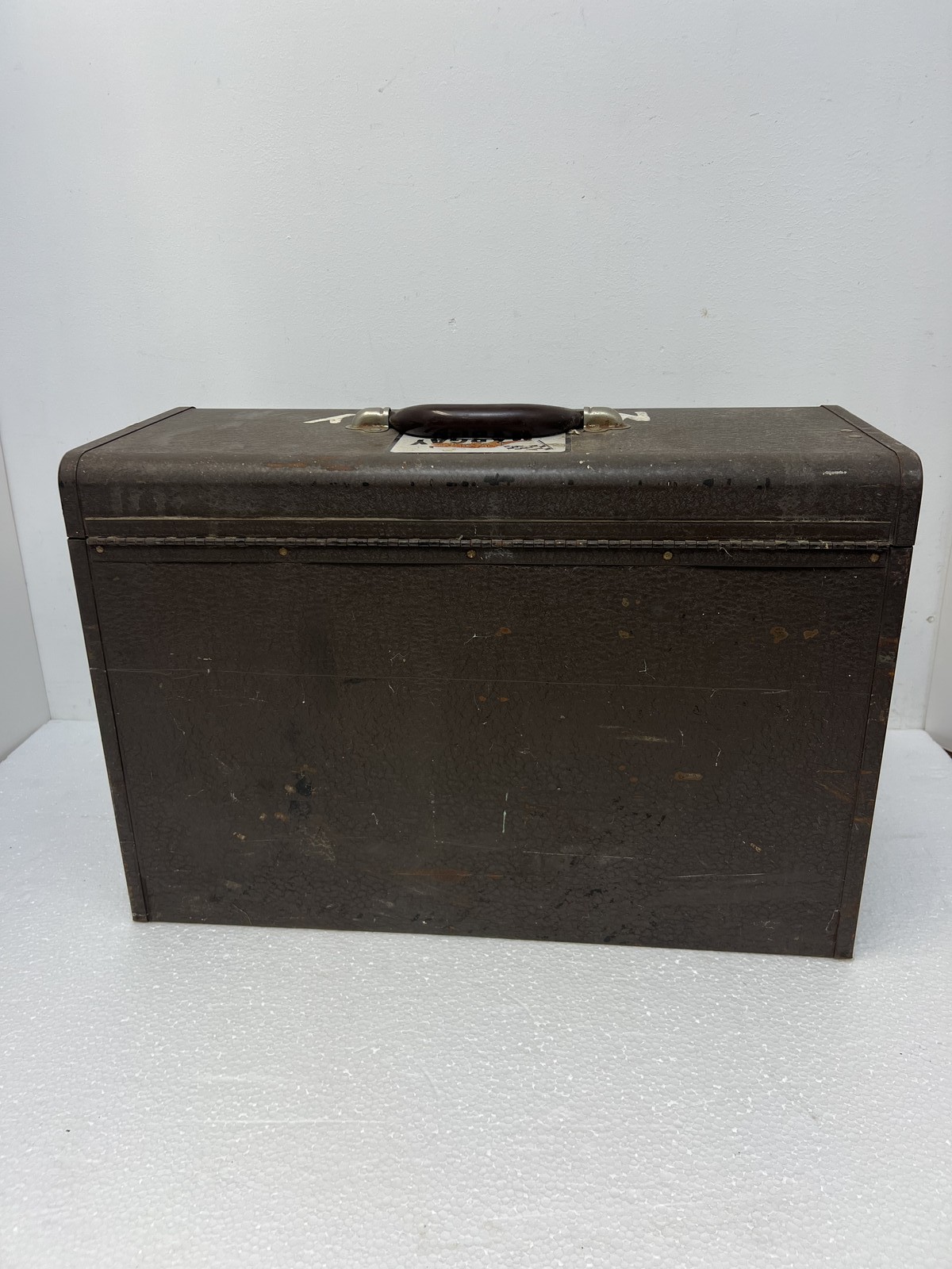 Vintage Kennedy Kits 520 Machinist Tool Box Chest 7 Drawer w Key brown metal