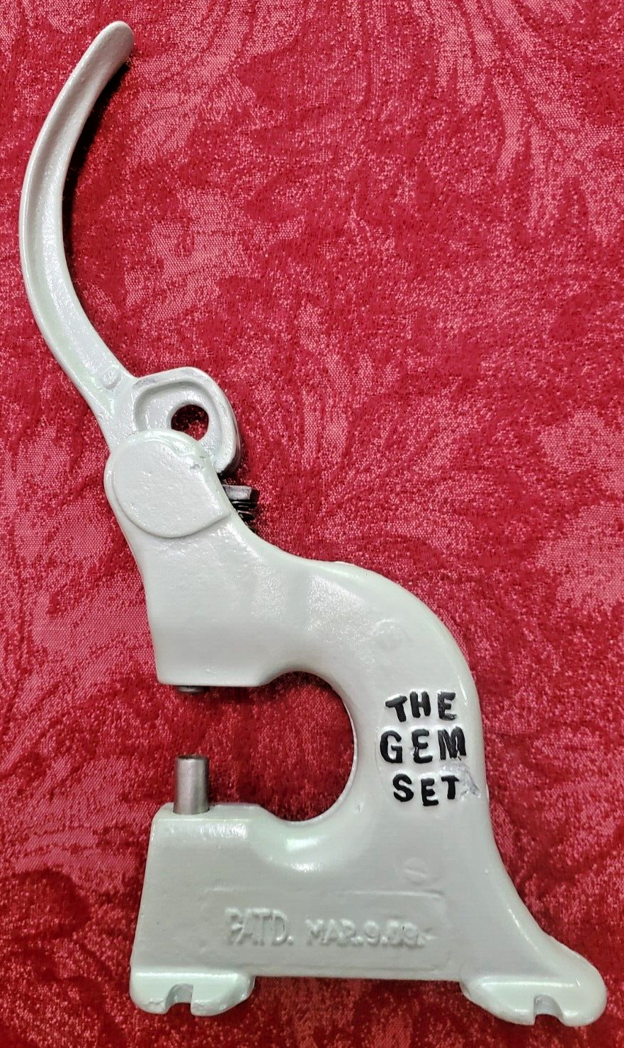 ANTIQUE “THE GEM SET” CAST IRON TOOL BY H. C. POMEROY PAT MAR. 09, 1909