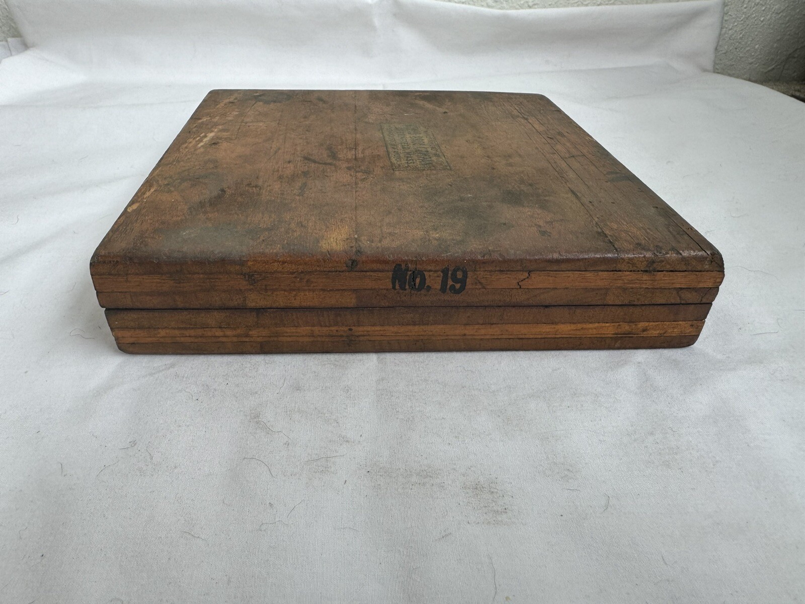 Vintage Wells Bros Company 9 Set Reamers Wood Box Made In USA