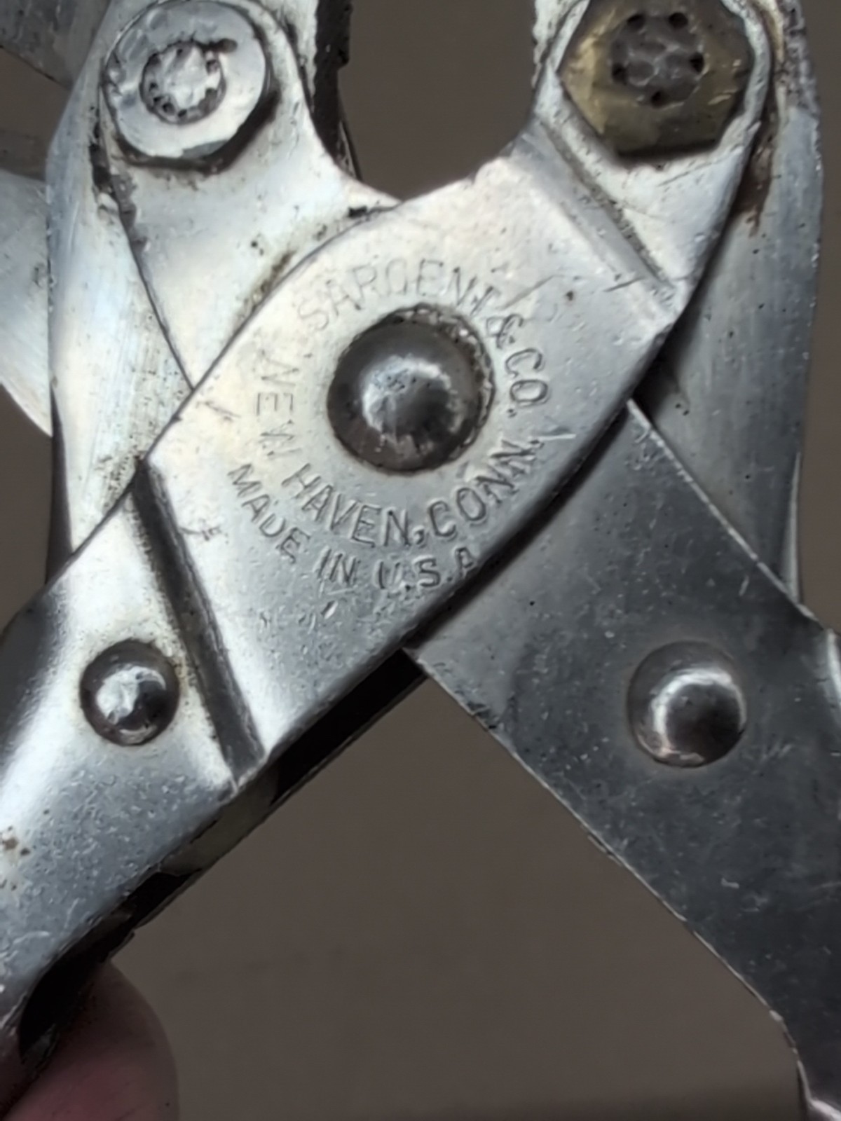 IV626 Lot Of 2 BERNARD/SARGENT Co. Tools End Cutting Nippers & Pliers U.S.A.