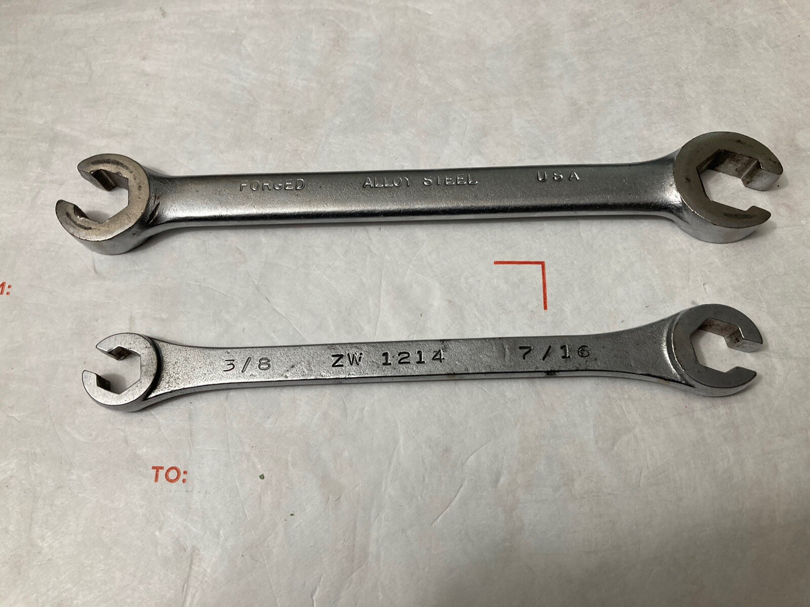 2= Vintage Blackhawk Flarenut Line Wenches ZW-1215 1/2″x 9/16″ ZW 1214 3/8 /7/16