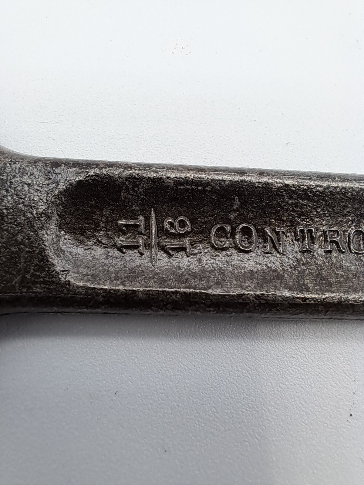 Vintage Controlled Steel 19/32 x 11/16 Open End Wrench, Code A-2-2 – USA