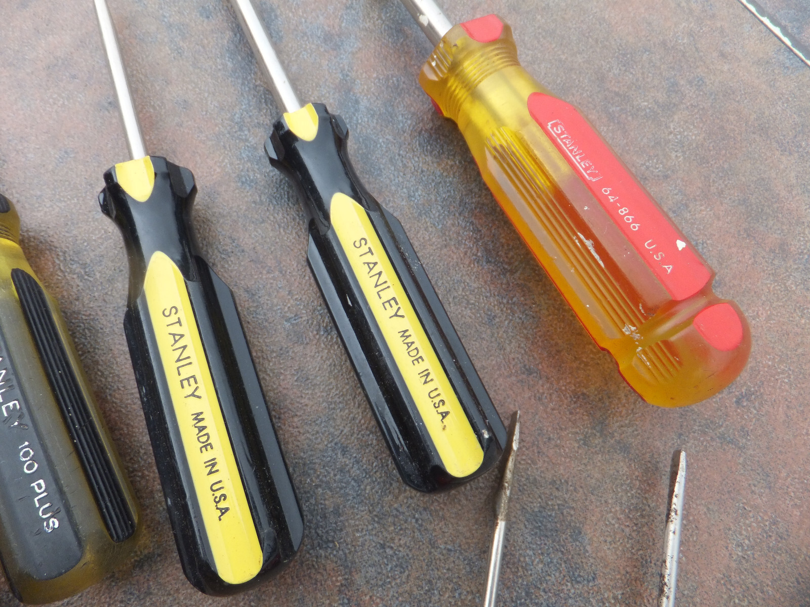 Vintage Lot Of 7 Stanley Screwdrivers – 4 to 10 Inches