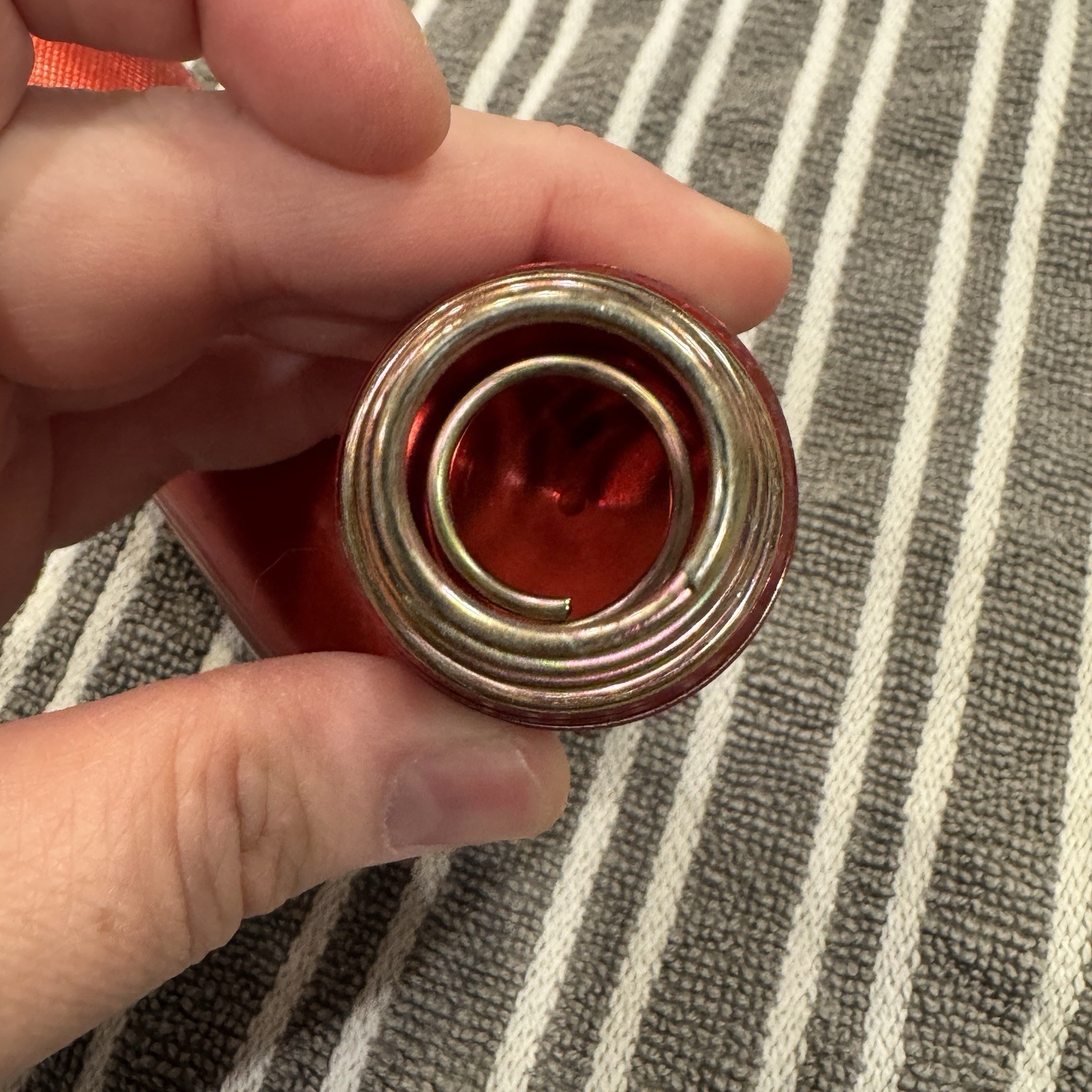 MAG-LITE MagLite Flashlight 10″ Red D Cell USA Made Tested Working Heavy Duty