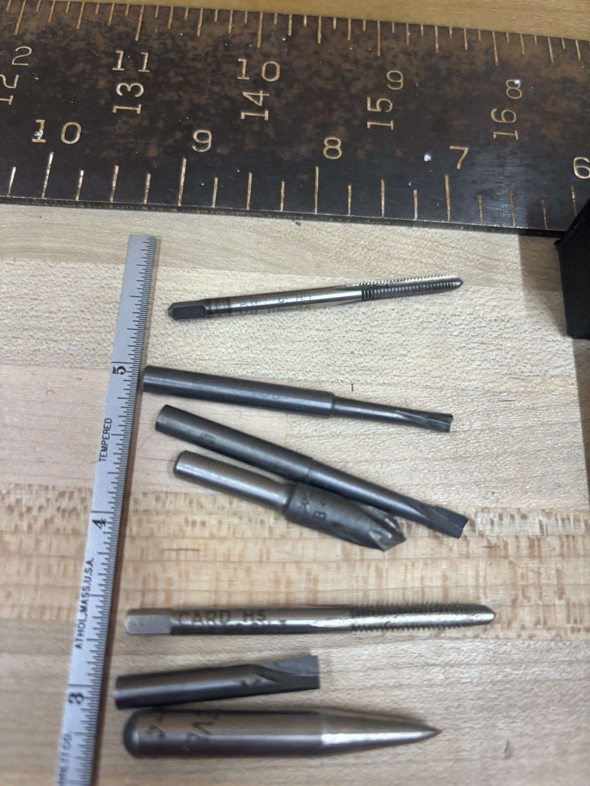 Assorted Vintage Pratt And Whitney, Severance, Card HS, Cutting Tools Lot Of 8 ￼