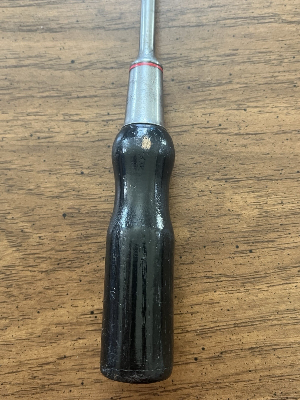 Vintage Bridgeport USA Bell System Flathead Wood Handle Screwdriver