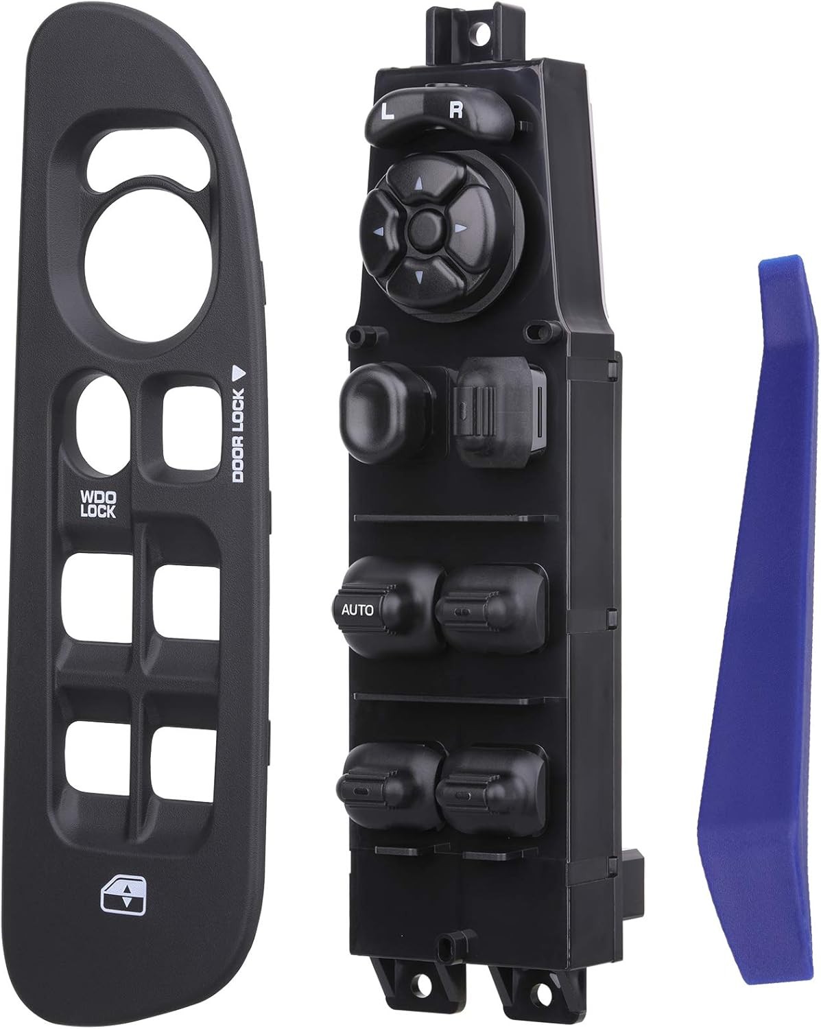 Master Power Window Switch and Bezel 56049805AB, Compatible with 2002-2009 Dodge