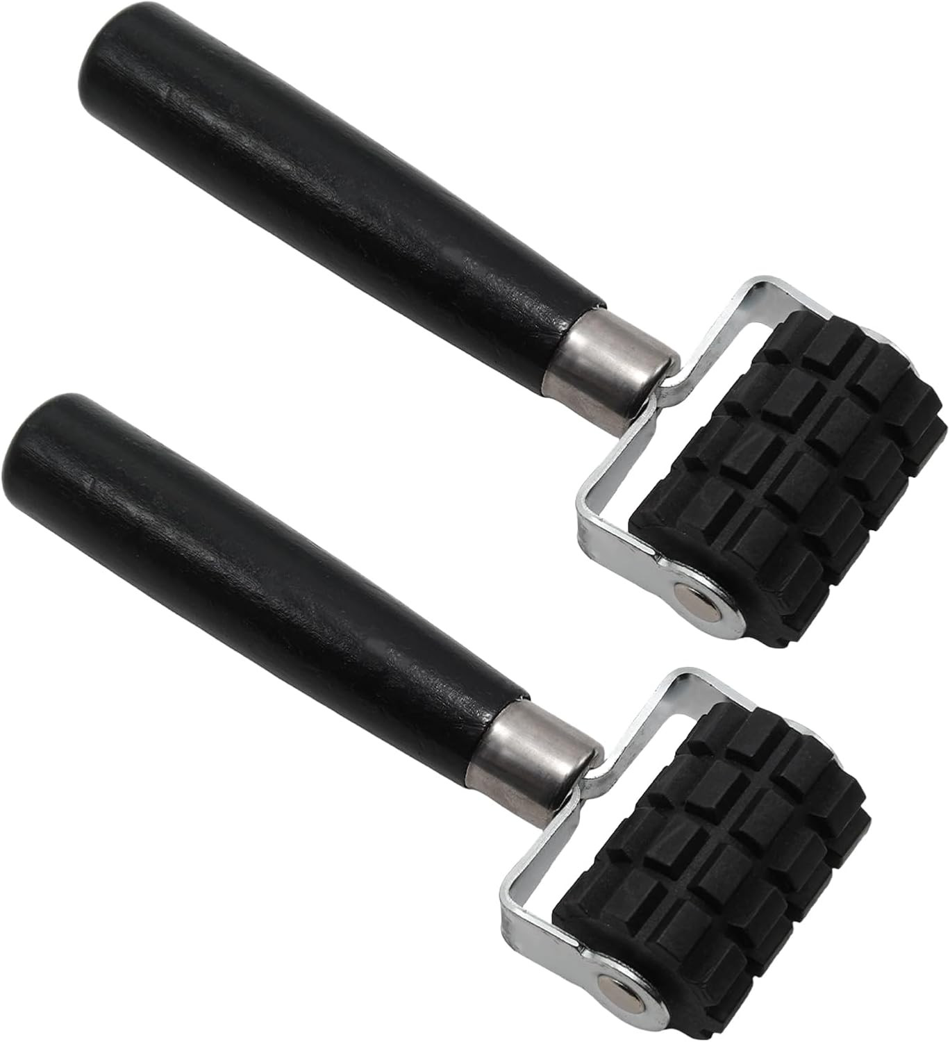 2 Pcs Black Car Sound Deadening Roller, Automotive Application Rolling Wheel Noi