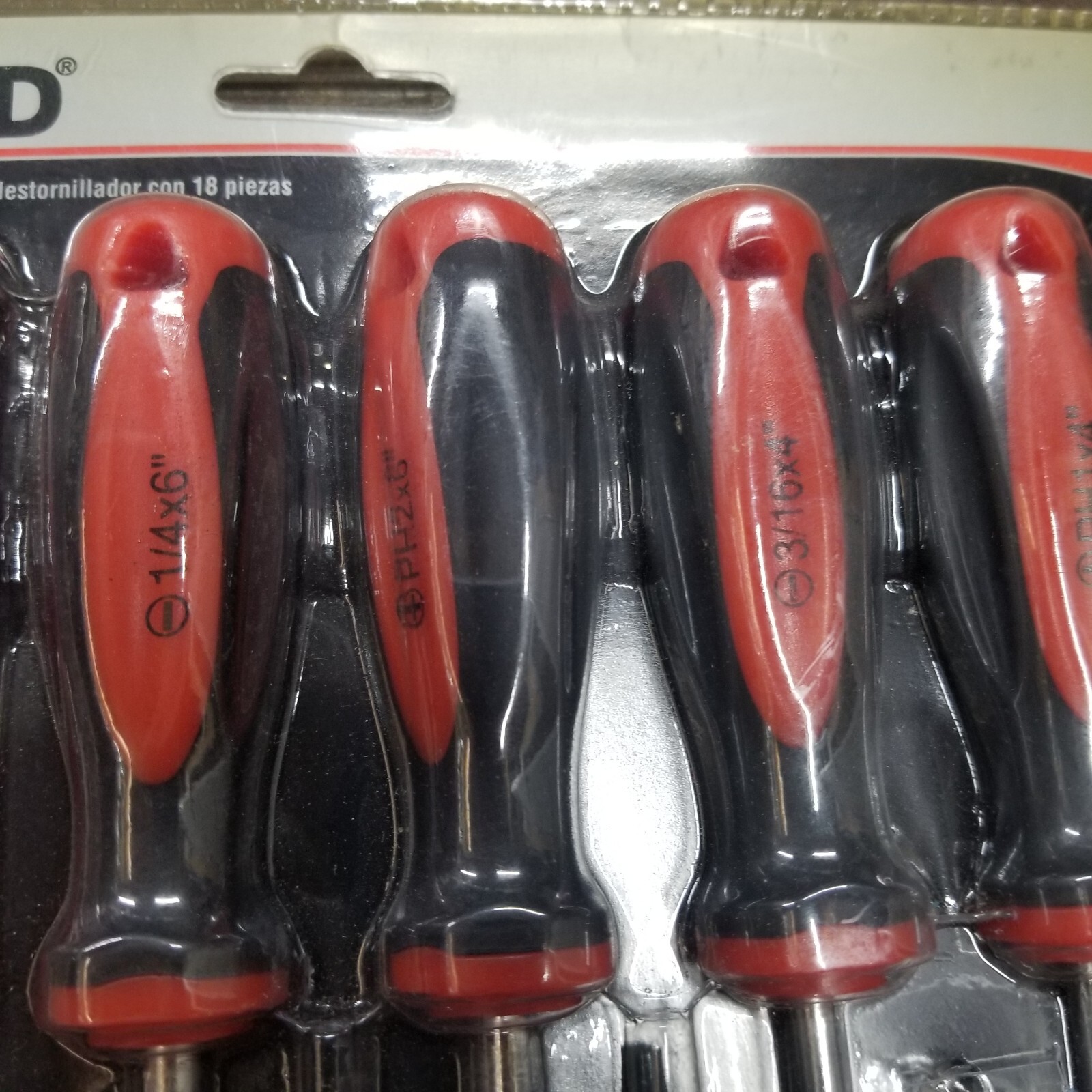 Sheffield 18 piece Screwdriver set , Magnetic tips Chrome