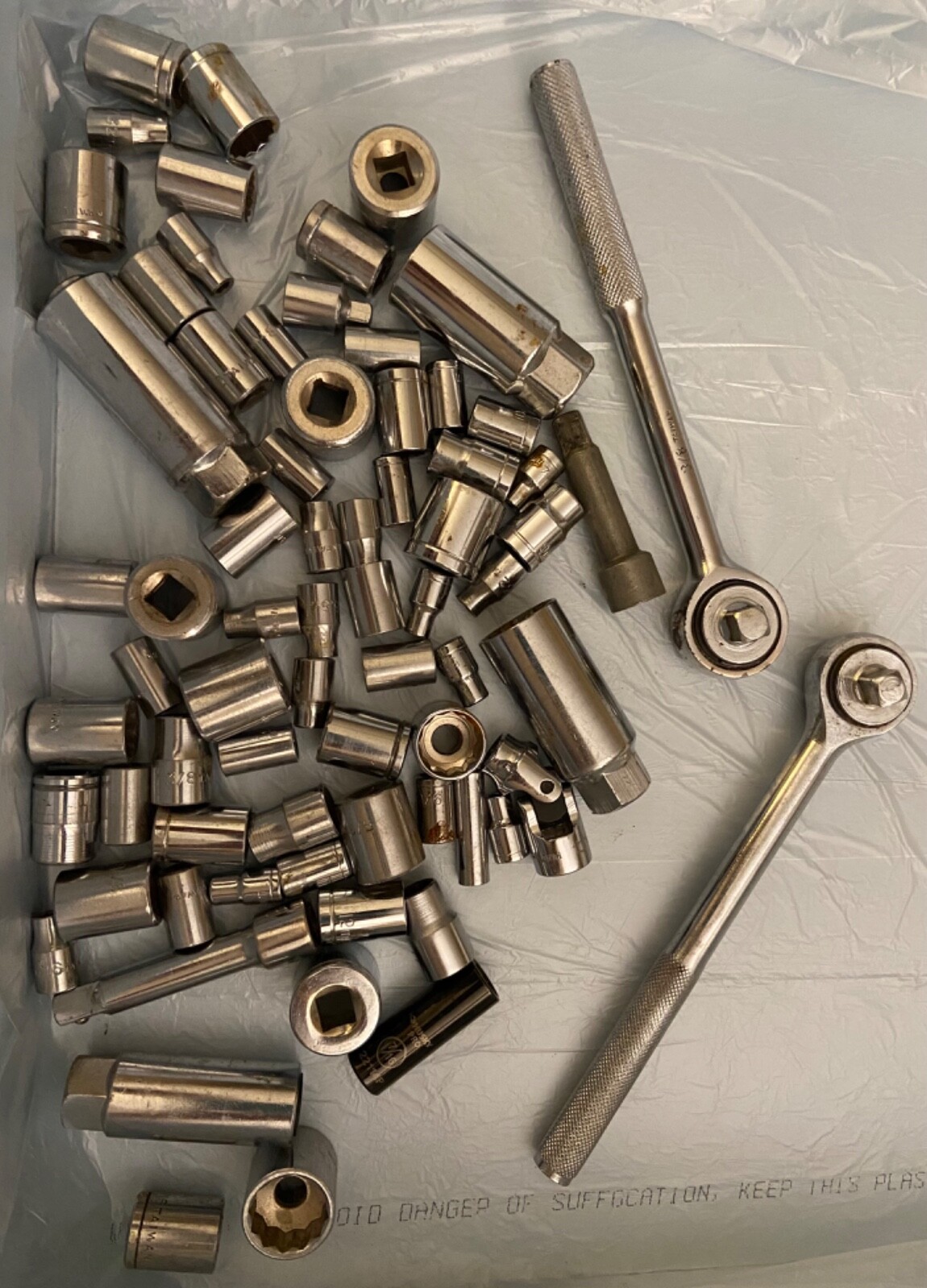 SALE! Assorted wrenches combination wrenches socket wrenches see pic’s 80 pieces