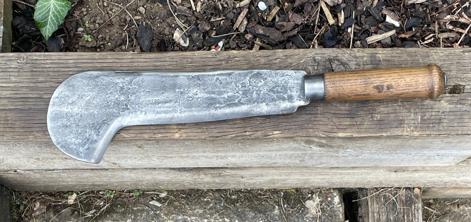 Vintage Mosers 10-1/2″ Billhook Slasher Hedgelaying Garden Tool