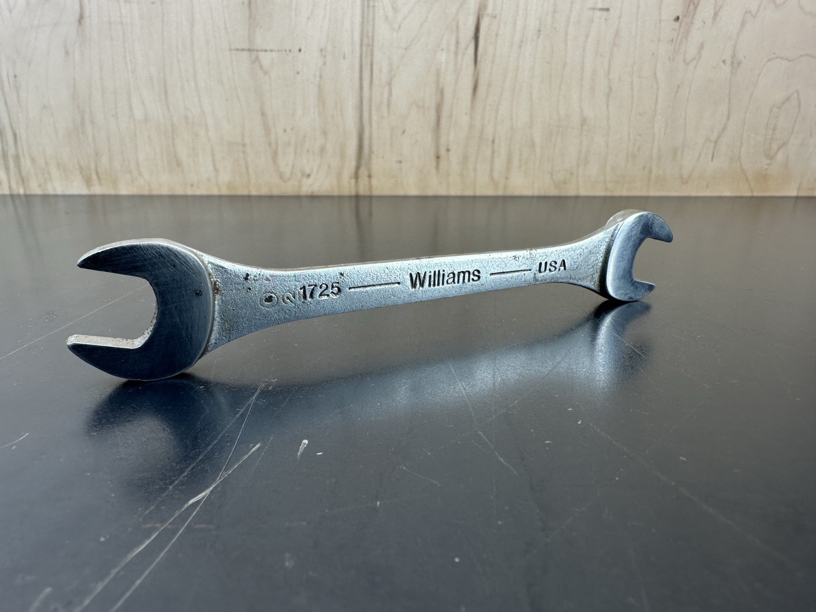 Used Vintage Williams Open End Wrench 1/2″ X 7/16″ Model 1725 Made In Usa