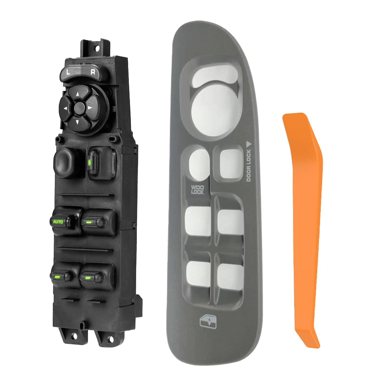 Master Window Switch and Bezel Set for 2002-2009 Dodge Ram 1500, 2500, 3500, …