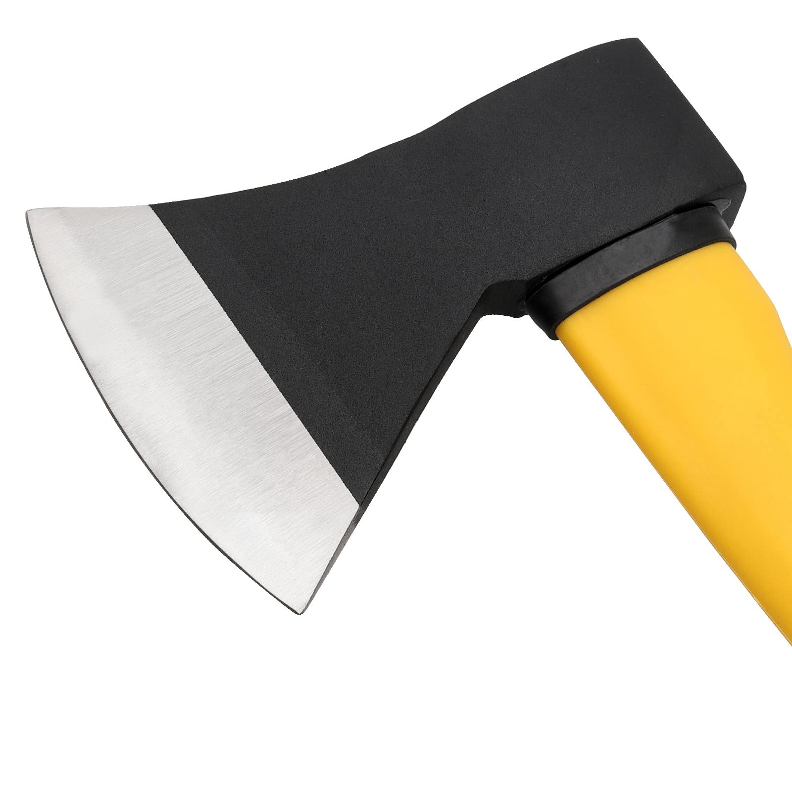 2 Pack 15 Inch Chopping Axe Camping Axe With Rubber Cover Forged Carbon Steel He