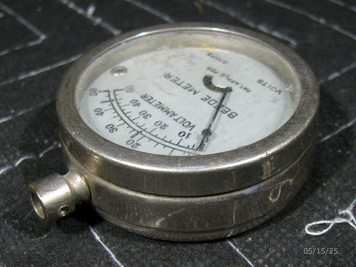 Vintage Beede Voltammeter – 50 Volts/50 Amps