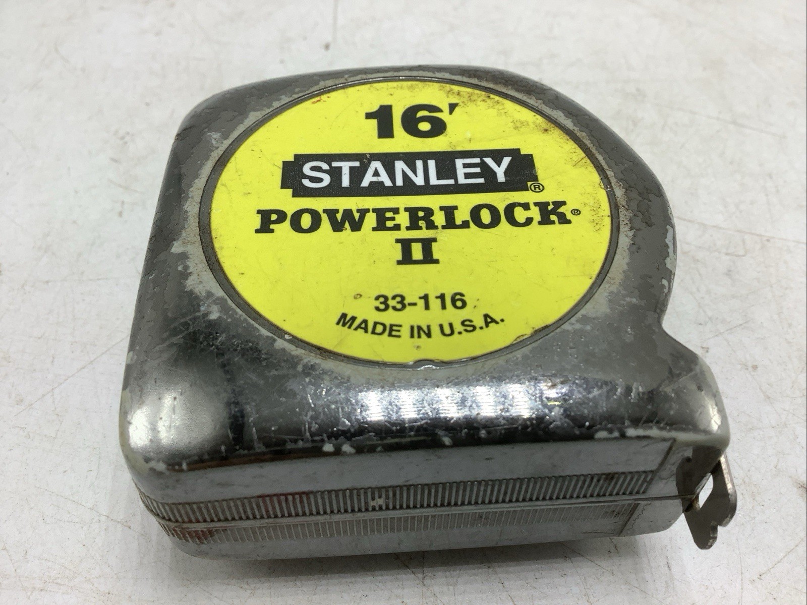 Stanley Powerlock II Tape Measure 16ft 33-116, Vintage, Made in USA