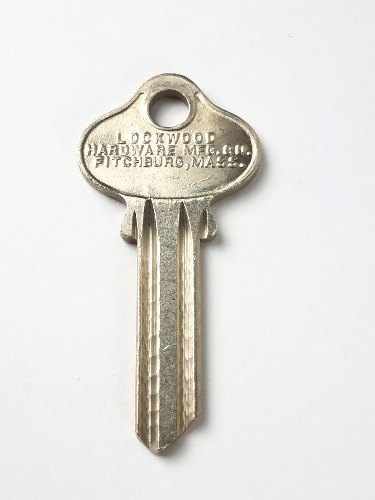 (5) Vtg 1930s- 40s Original LOCKWOOD B308 Key BLANK 1004 L1 Nickel Silver
