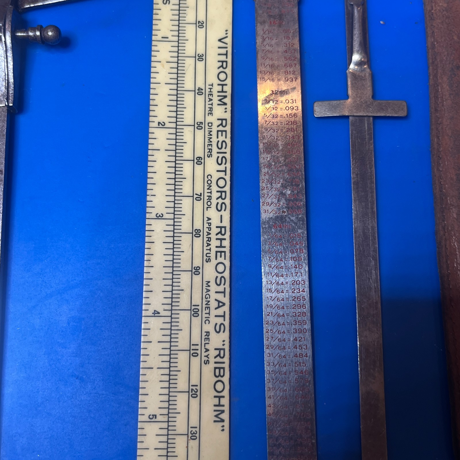 Vintage Machinist Engineering Measuring Tools Ruler Lot Jordan Caliper Snap-on