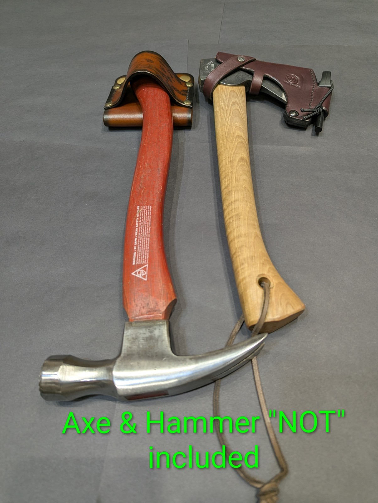 Hatchet / Hammer / Tool Handmade Leather Holster “Only” Bushcraft & Hunting