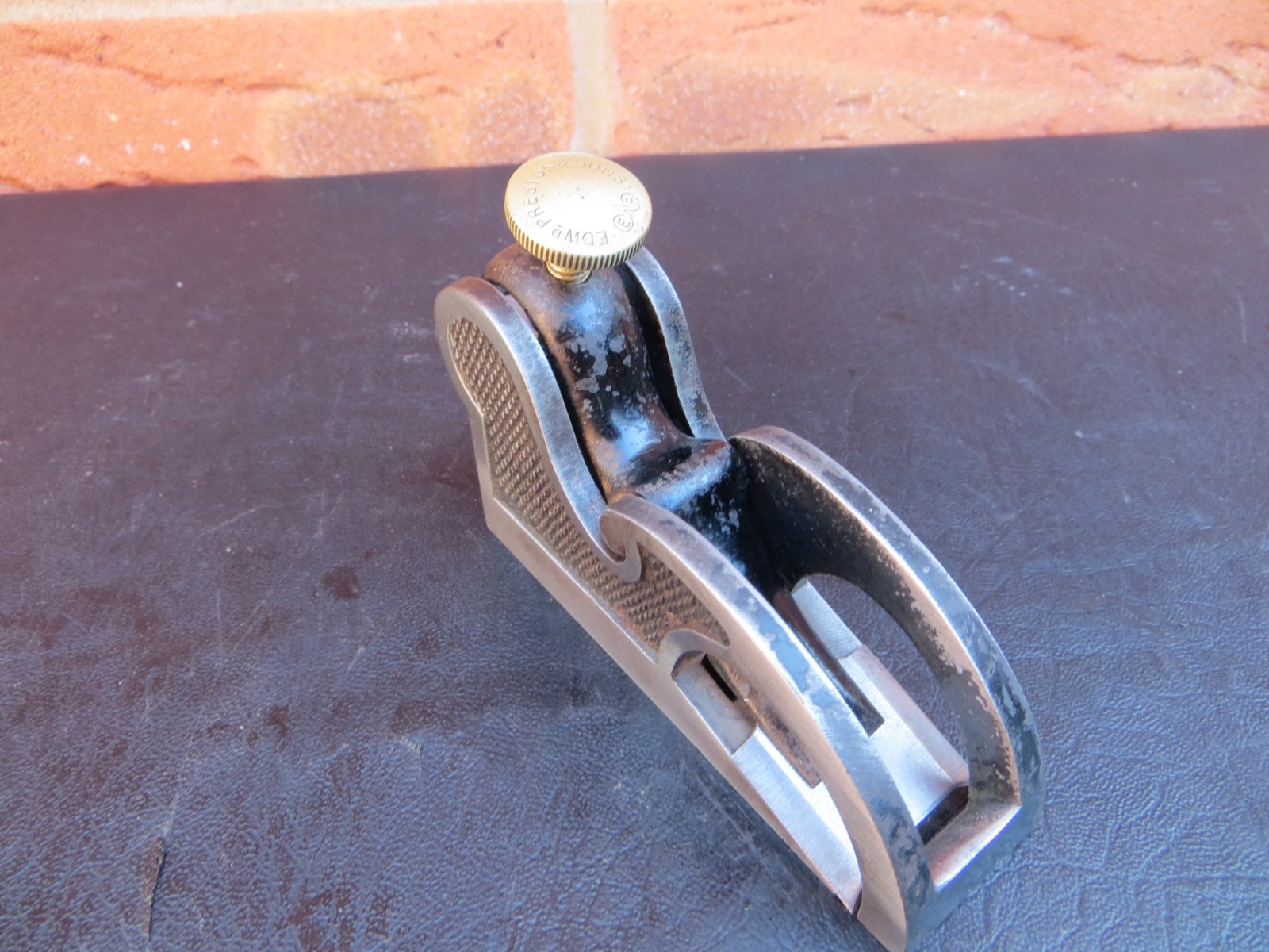 Vintage Edward Preston No. 1347 Iron Bullnose Rabbet Plane