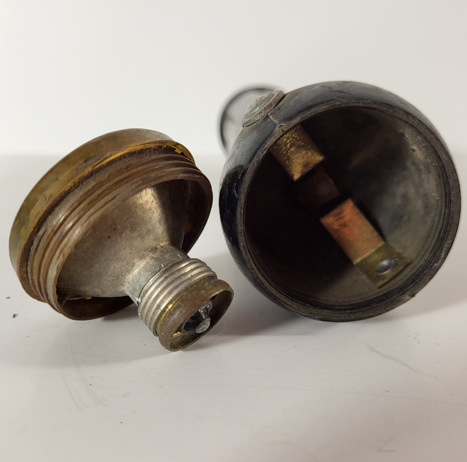 Vintage USALITE Swivel Head Tin Flashlight Torch Original USA 8” Untested