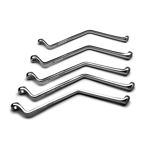 Brake Bleeder Wrench Set, Angled Double Box End, 7 to 7 to 11 mm (5-Piece Set)