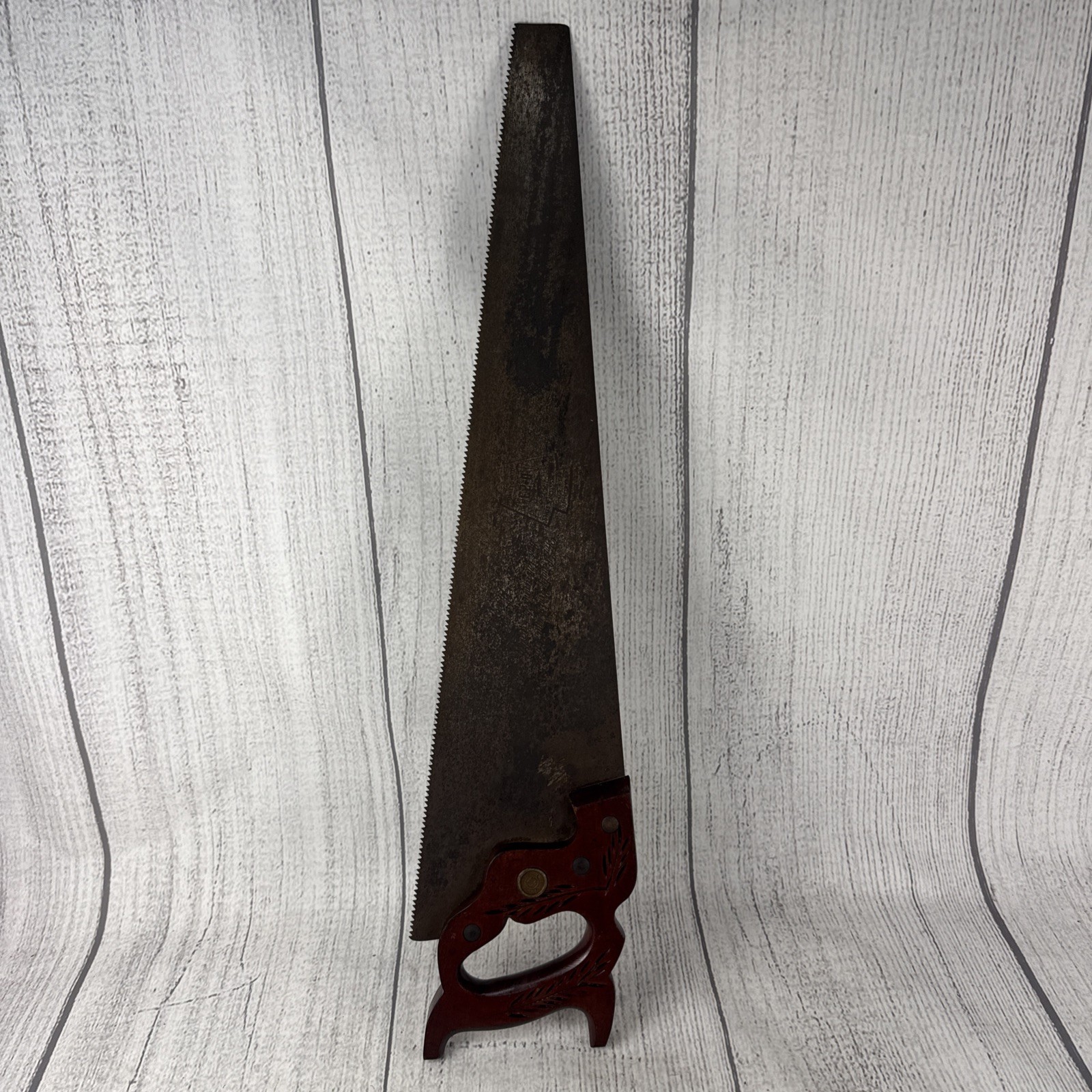 Disston Crosscut Handsaw Vintage D-23 11TPI 26 in length – Nice Clean Handle