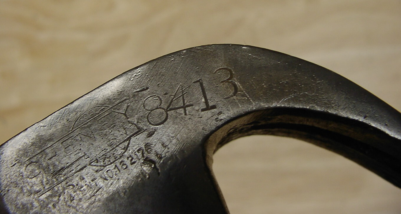 Vintage Cheney Ball Bearing Curved Claw Hammer,1lb. 6.8 oz,Pat 162176,VGC,L@@K!