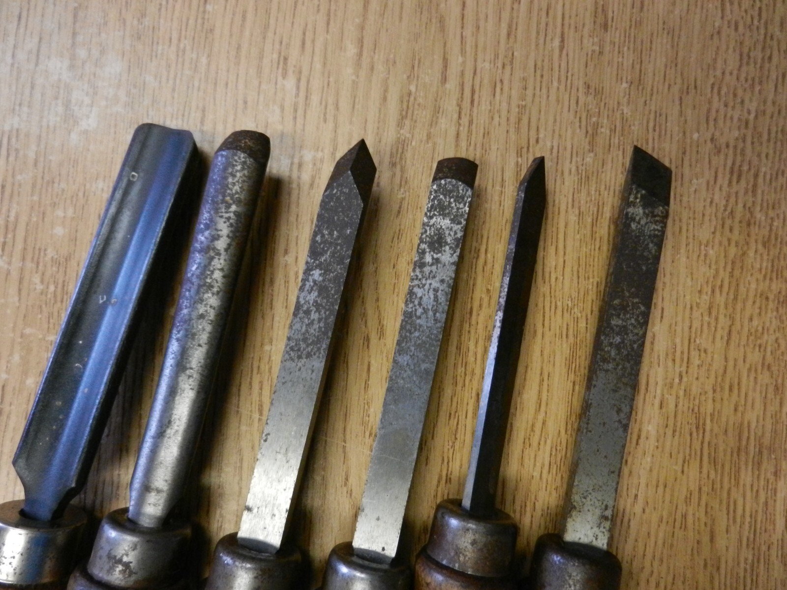 Vintage Craftsman Wood Lathe Chisel Lot Total 6 No.2851/54/56/58/62 & 523 Used