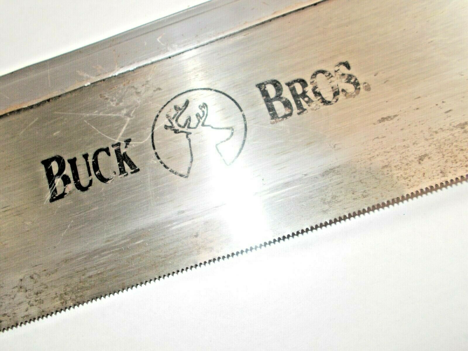 Back Saw, BUCK Vtg. Back Saw, 14″ Long Blade, 16 points per inch, 5/32″ Wide Rib