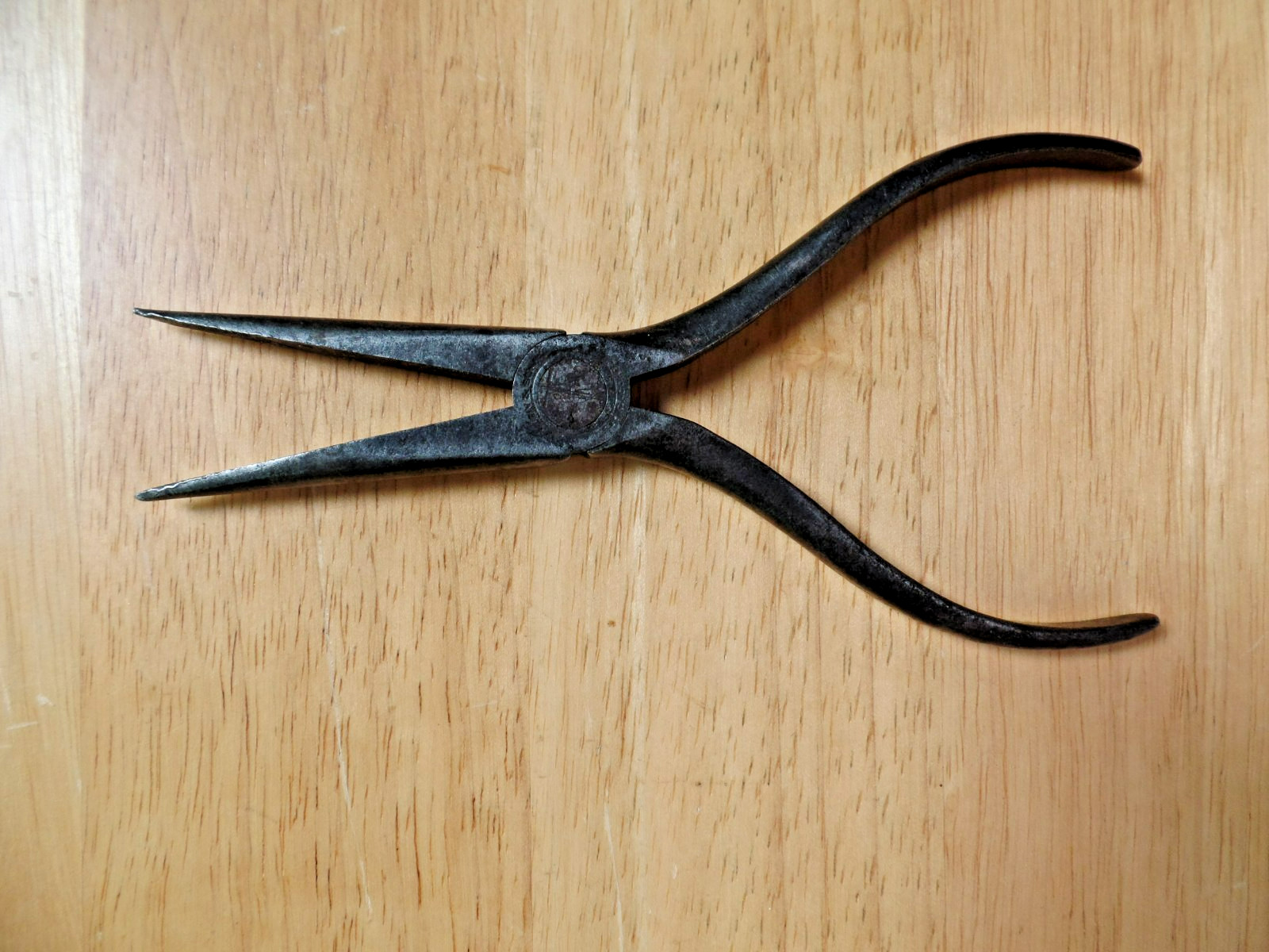 vintage M. Klein & Sons 6″ Needle Nose PLIERS with Lineman Logo