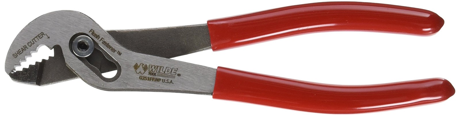 Wilde Tool G251FP Angle Nose Slip Joint Pliers with Flush Fastener Nut and Bo…