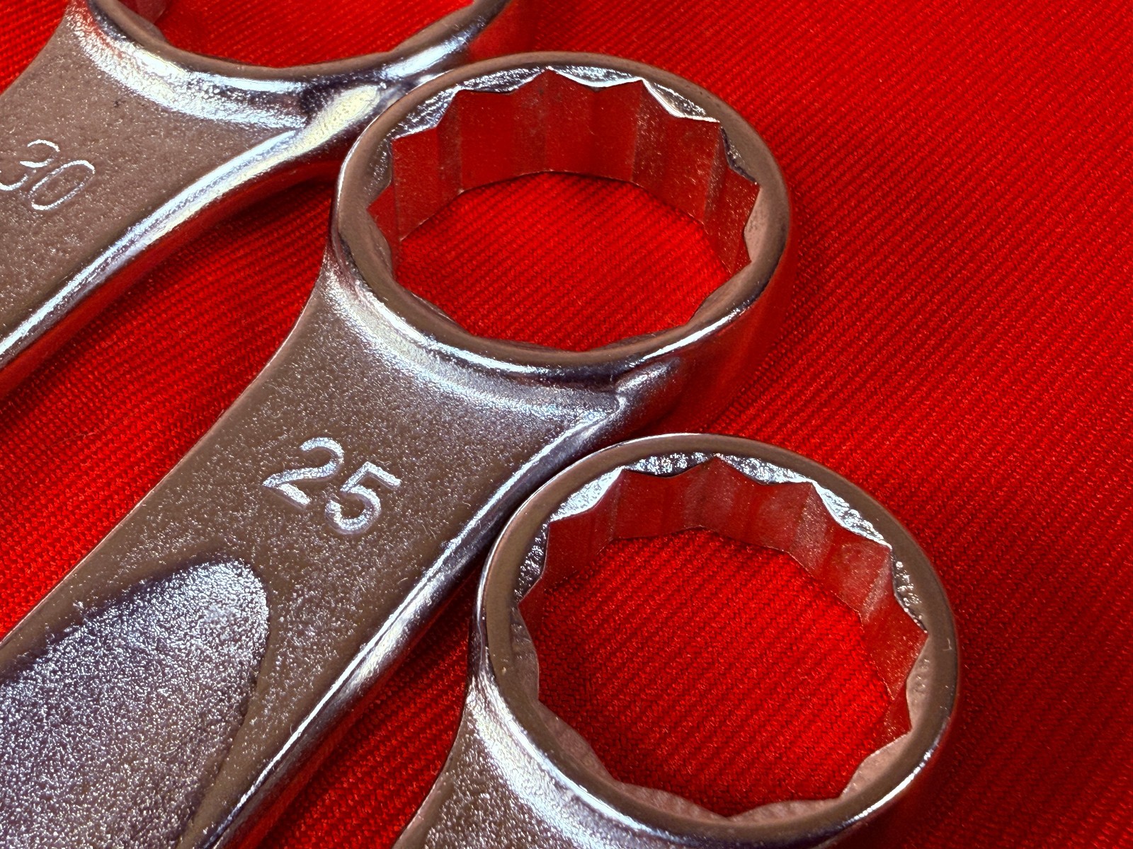 RARE No or Zero Offset NOS 8 pc Stahlwille Box End Wrench Set Metric 10-32mm