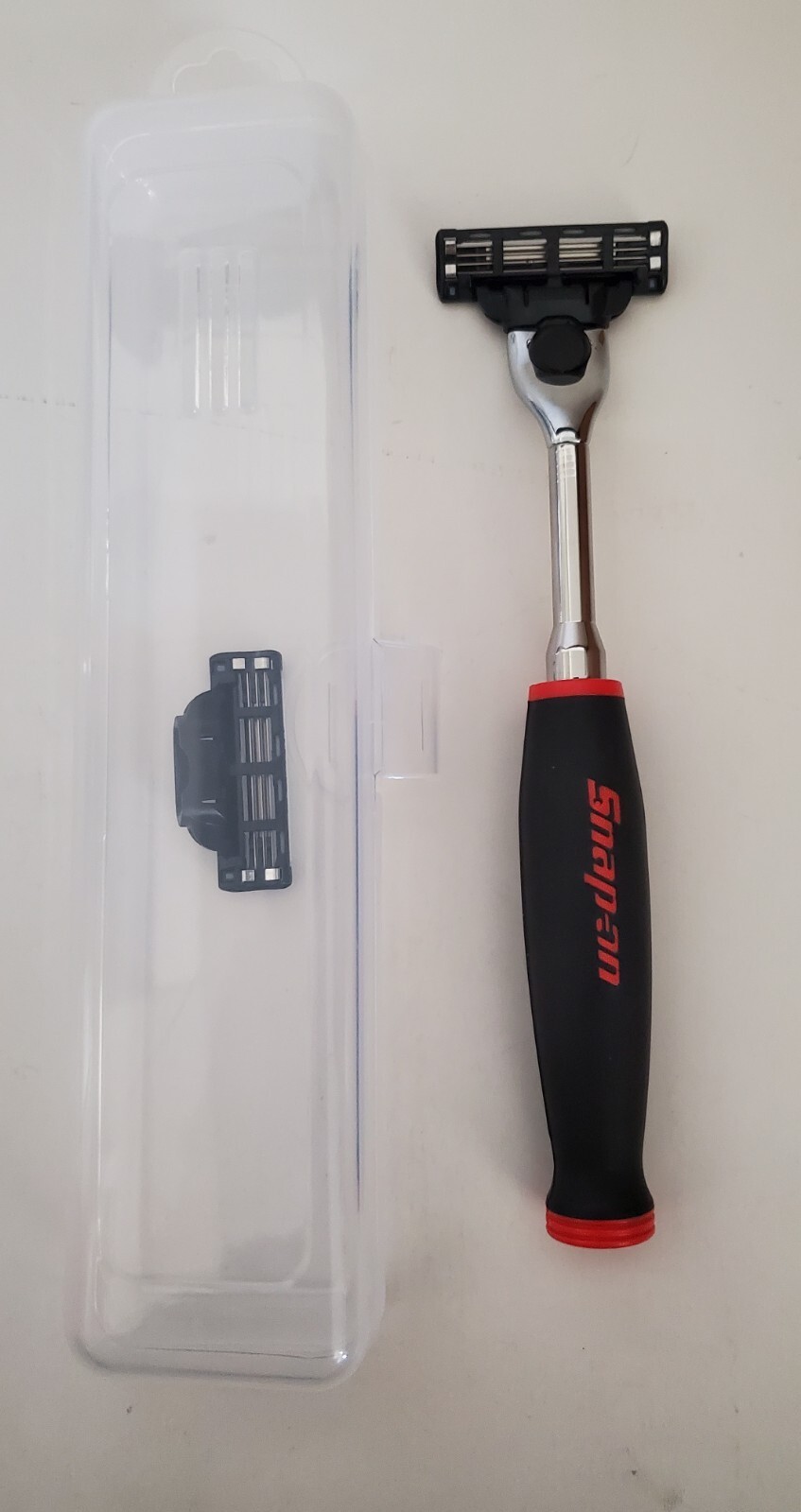 2024 custom shaft Shaver Mach3 Gillett FOR Snap On Tools handle RED included !!!