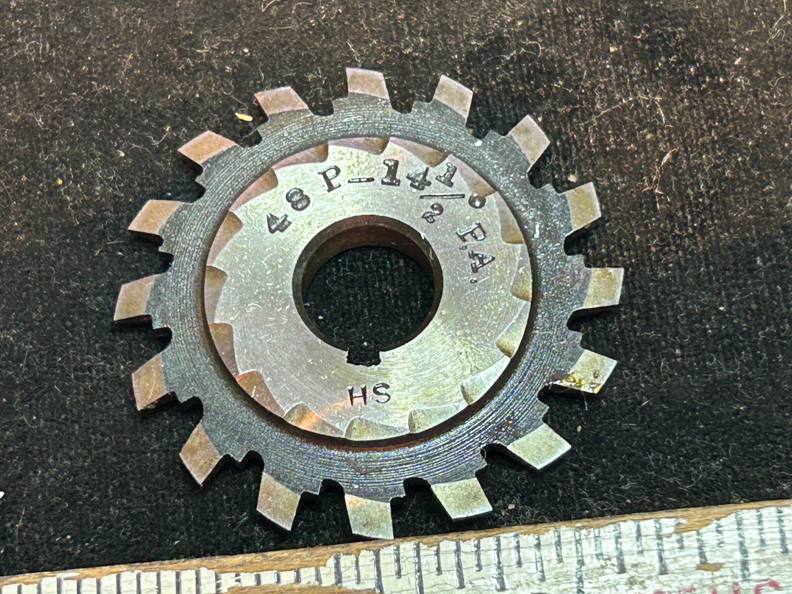 1 – Waltham Mach Co Gear Cutter 48P 7/16 Bore # BtM LT 7