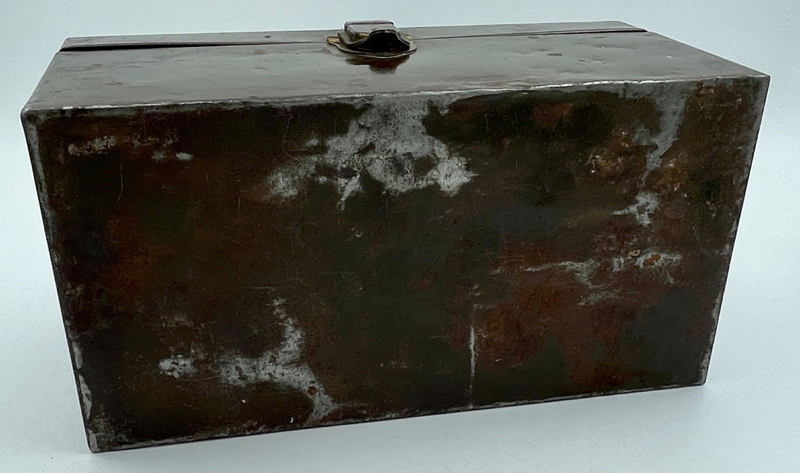 Rare Find Vintage Kennedy Kits Tool Box Pat: 9-16-16 Olive Green Brown Metal USA