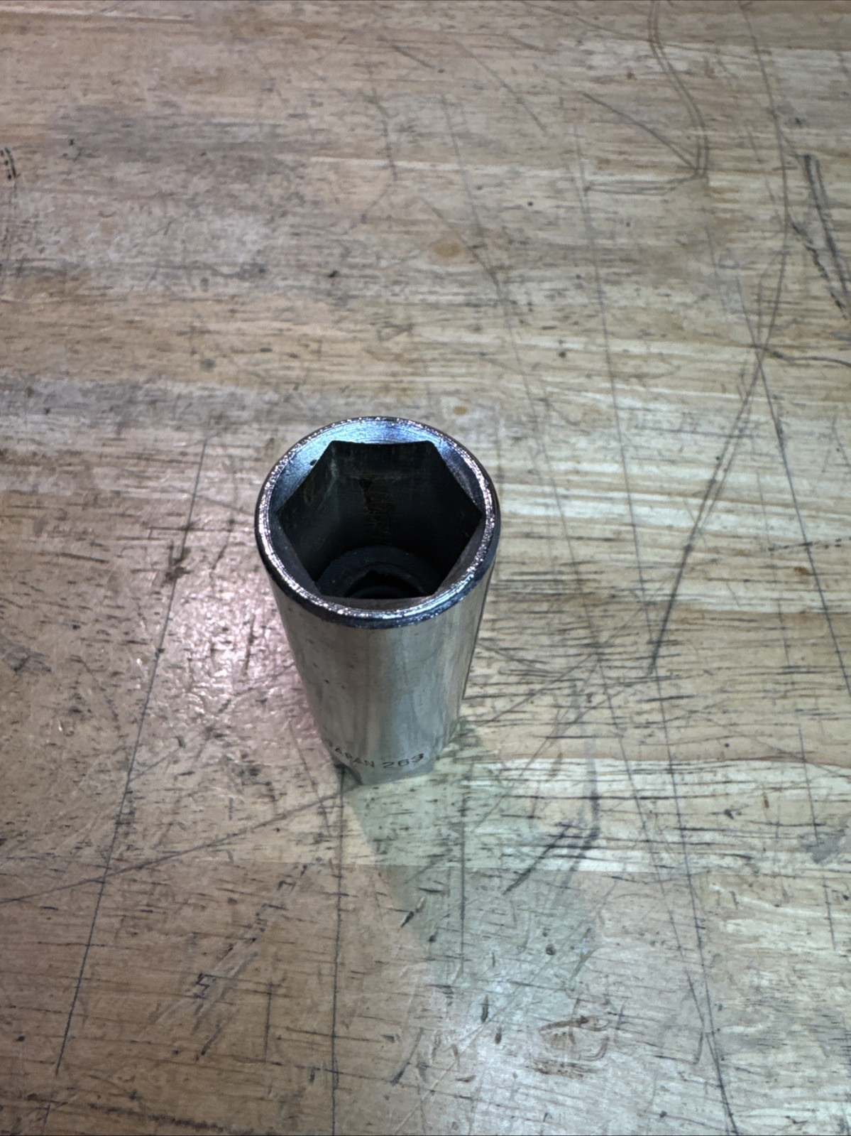 KMart Auto #263 5/8” 6 Point 3/8” Drive Deep Socket Japan Vintage