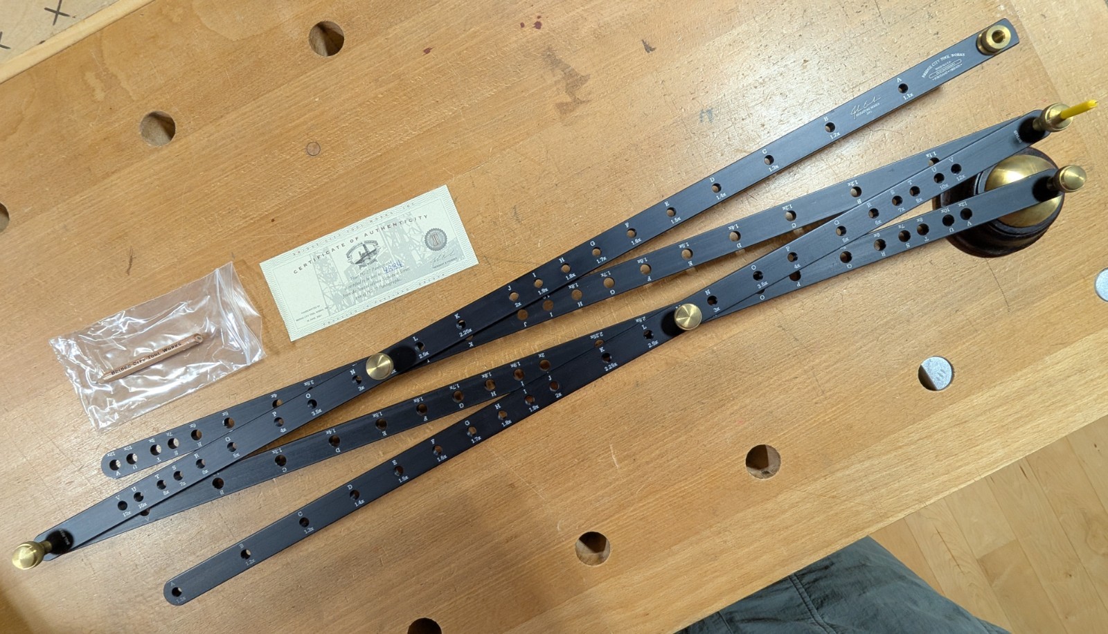 Rare Bridge City Tools PG-27 Pantograph NOS ’01 limited edition Signature Series