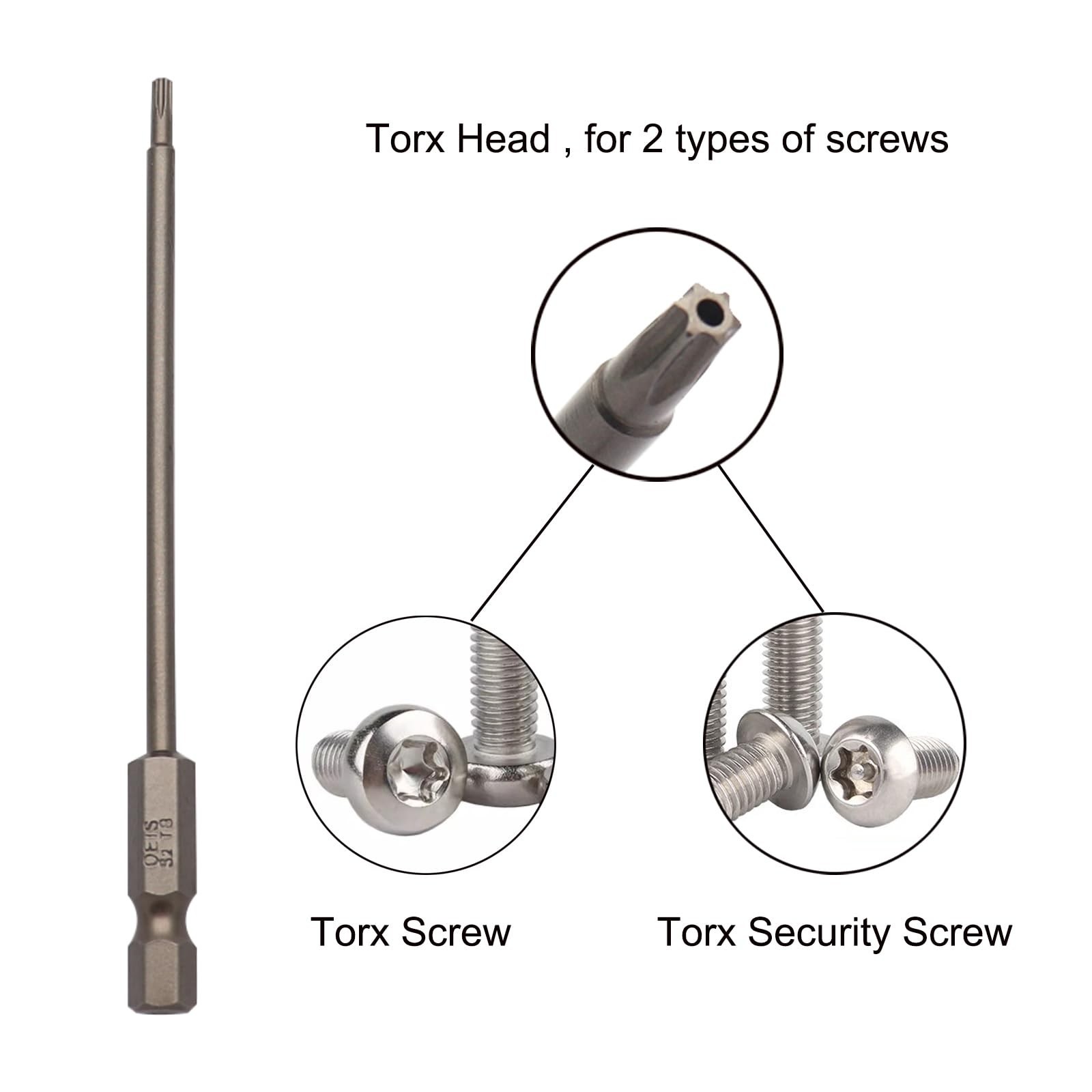 11Pcs Security Torx Bit Set Tamper Proof Torx Bits Magnetic Star Screwdriver …