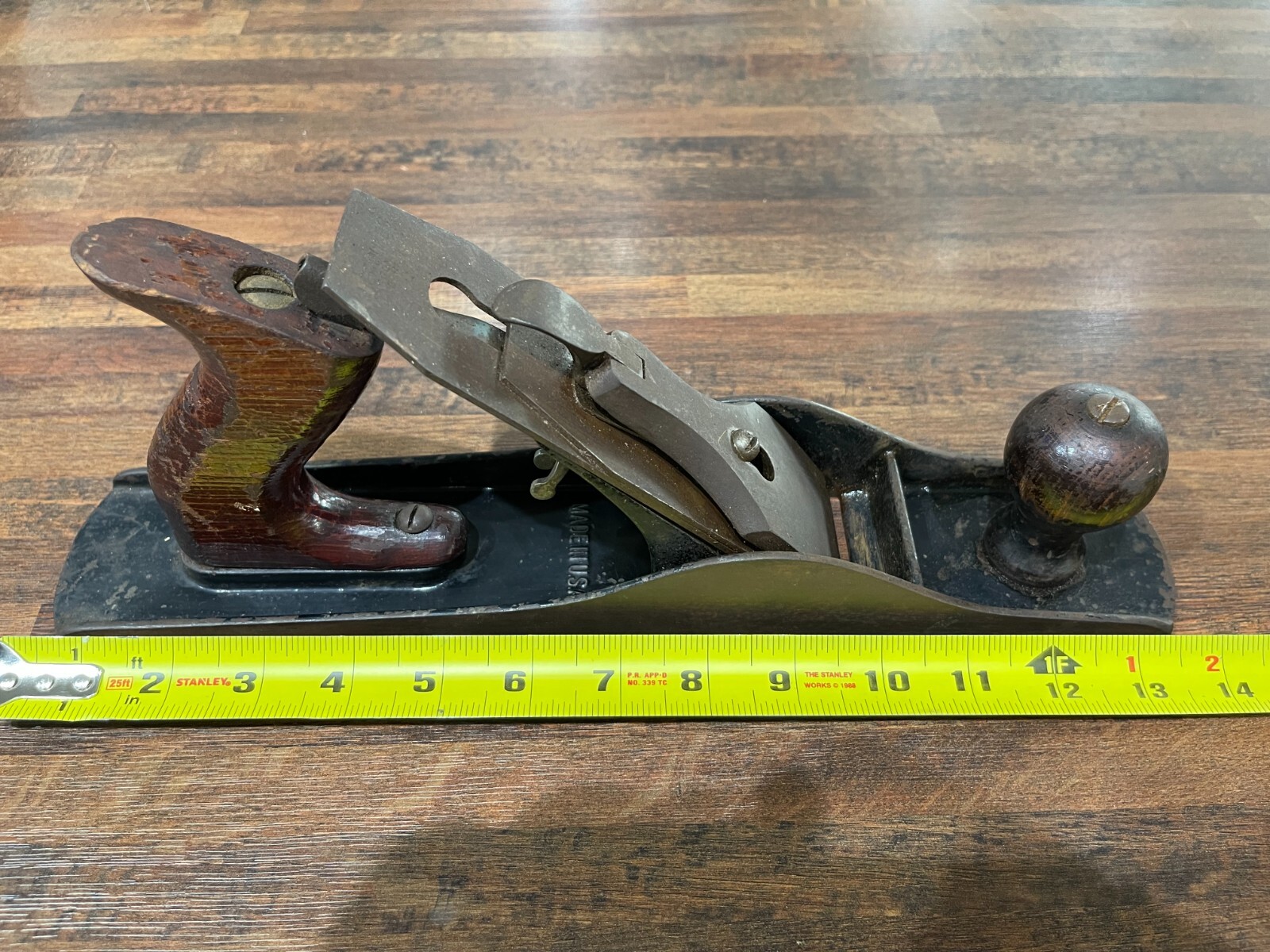 VINTAGE HERCULES 14″ HAND PLANE 2-1/2″ WIDE NORMAL WEAR Ships Free!! 1010