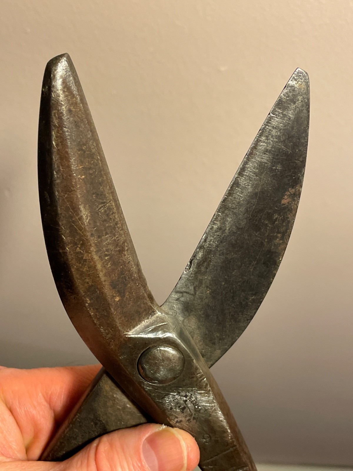 Vintage Wiss-9 Inlaid Tin Snips