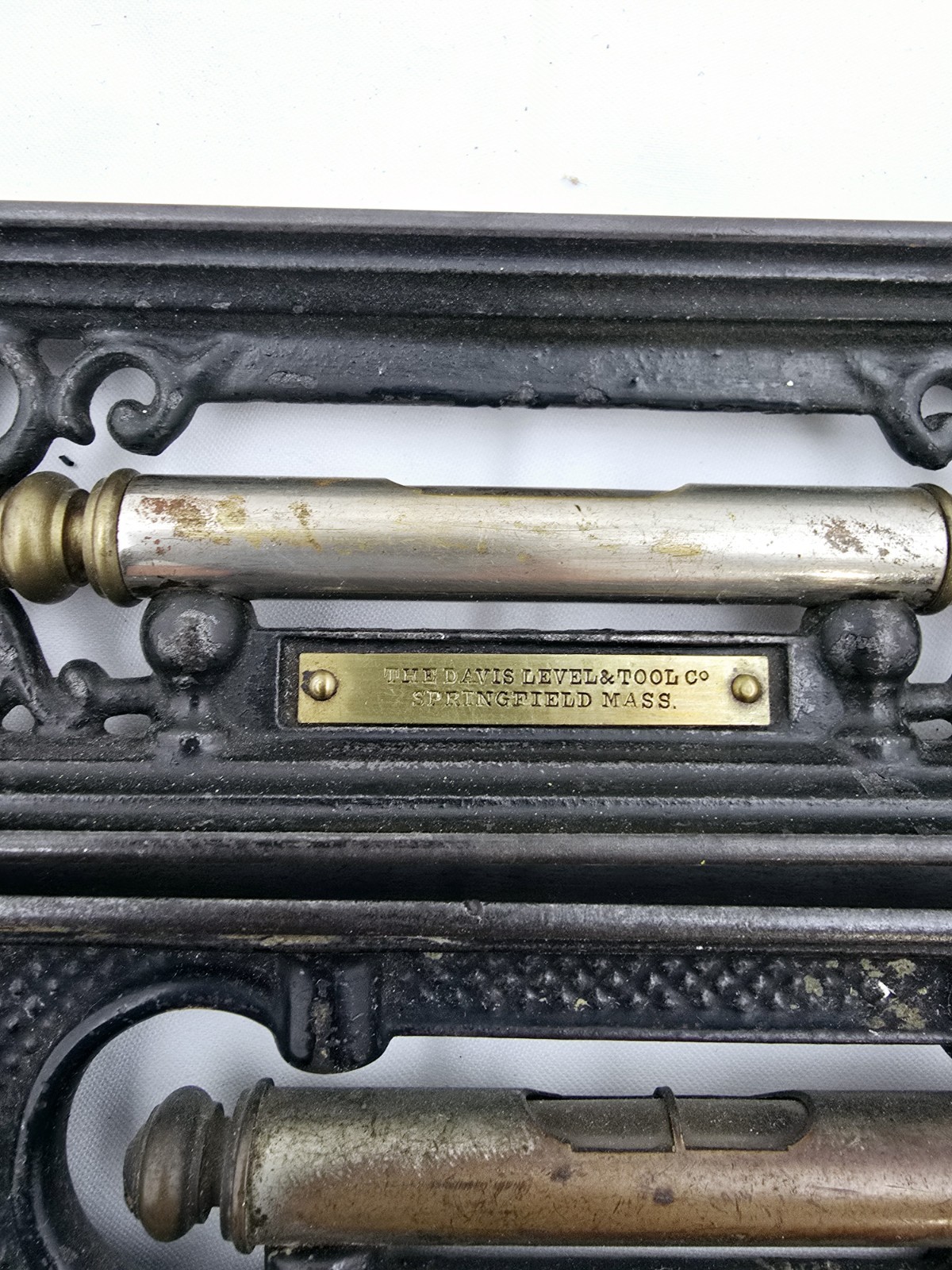 Davis Level & Tool Cast Iron Levels 24″ 18″ 1883 Pat. Matching Pair