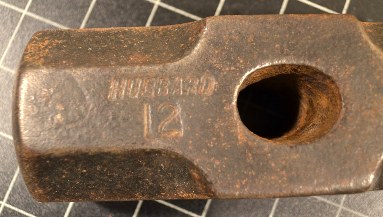 HUBBARD – 12# – SLEDGE HAMMER HEAD – BLACKSMITH – GREAT CONDITON
