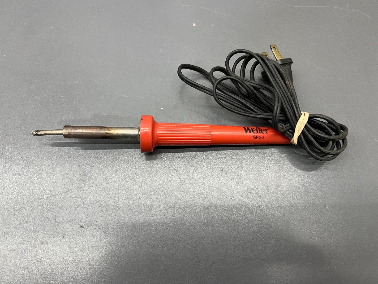 (a) VINTAGE WELLER SP-23 23-WATT SOLDERING IRON – TESTED VG – USA