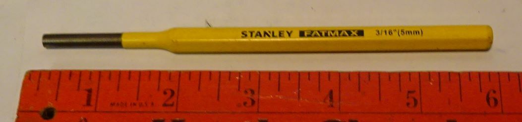 ** STANLEY – FATMAX – 3/16 inch (5mm) – PUNCH – LB-58 – 1115420 – UNUSED *