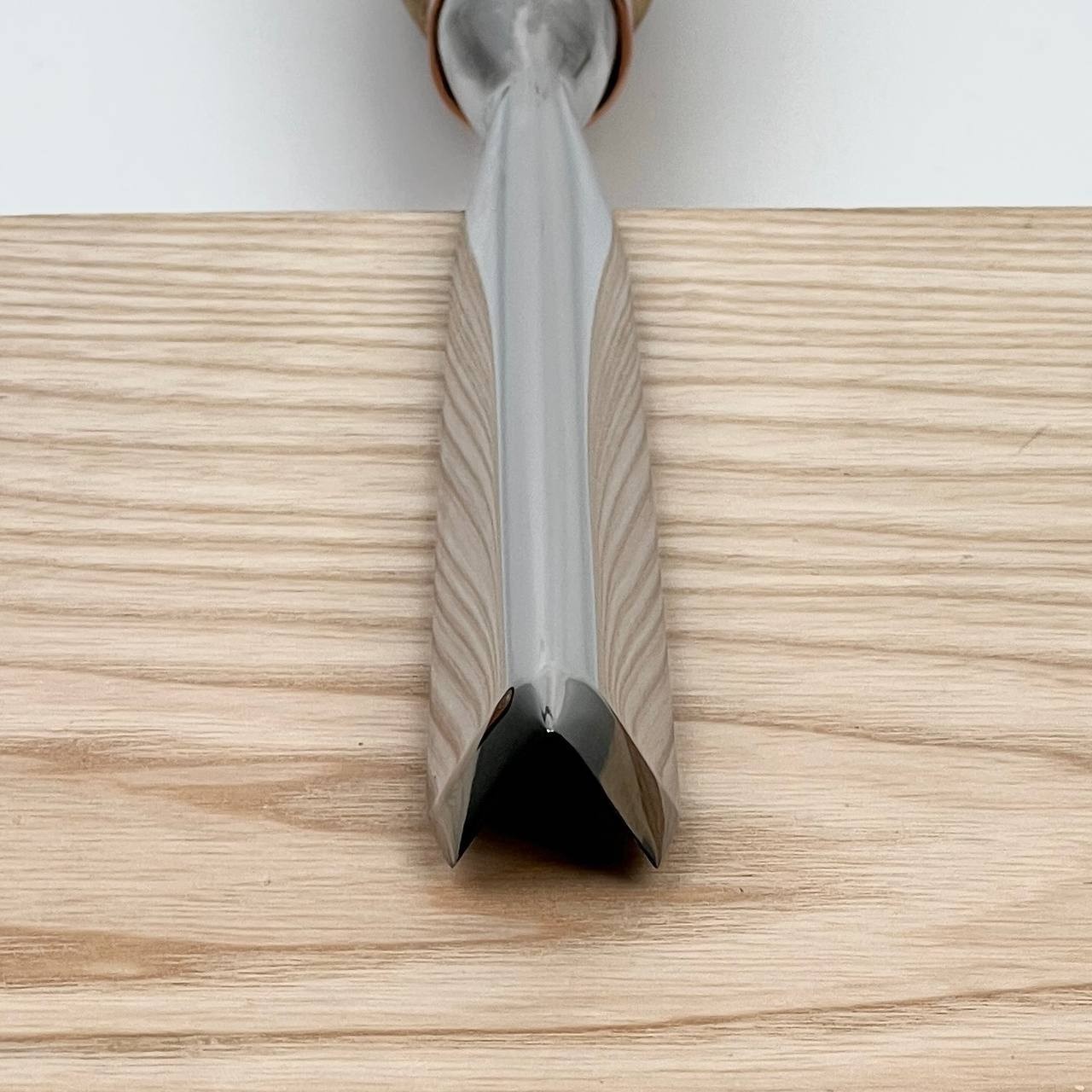 Large sculpture chisel, V-tool 60 degrees 0.6inch, Heavy-duty gouge STRYI Profi
