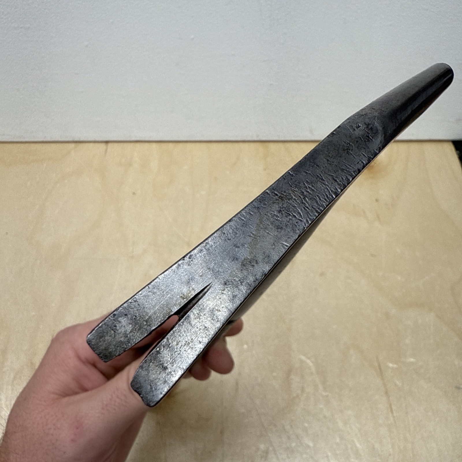 Vintage Early C.S. Osborne Tack Hammer Wood Handle 3/8 9.4oz Total