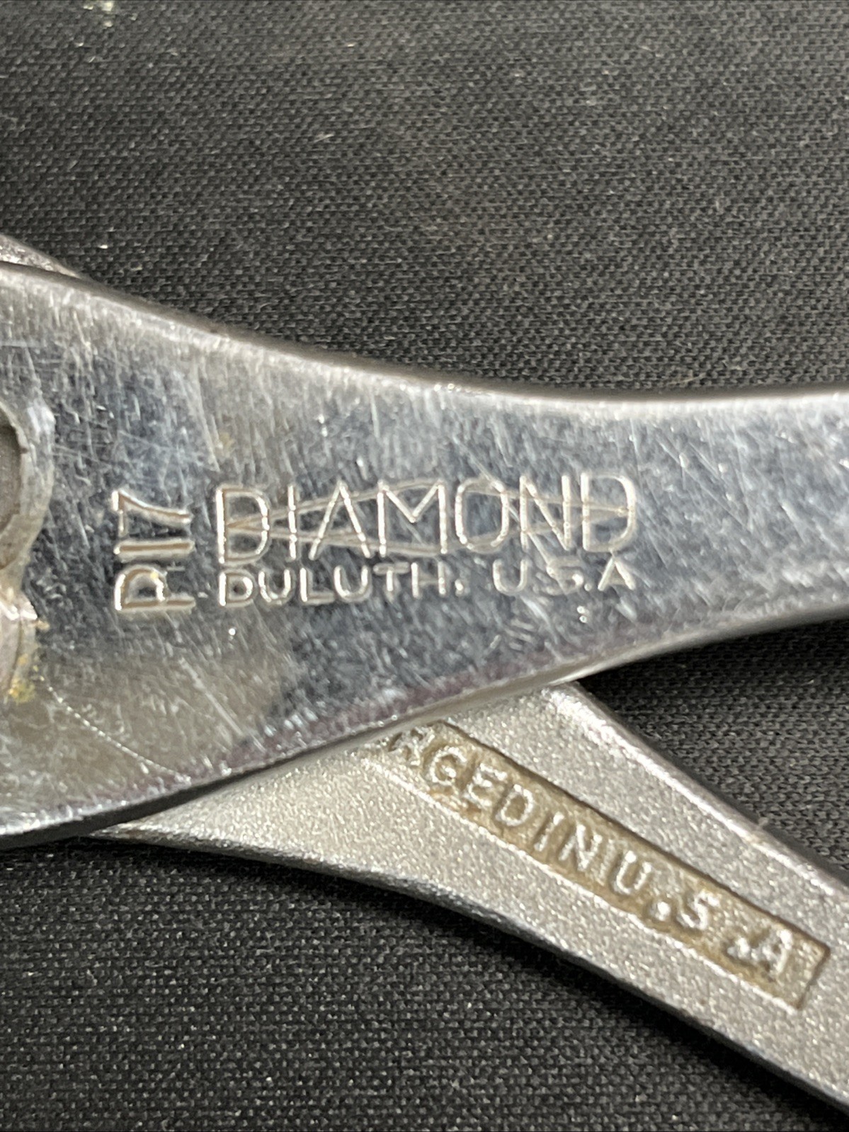 2 – Vintage Diamond Slip Joint Pliers – H16 & P17, Duluth, USA
