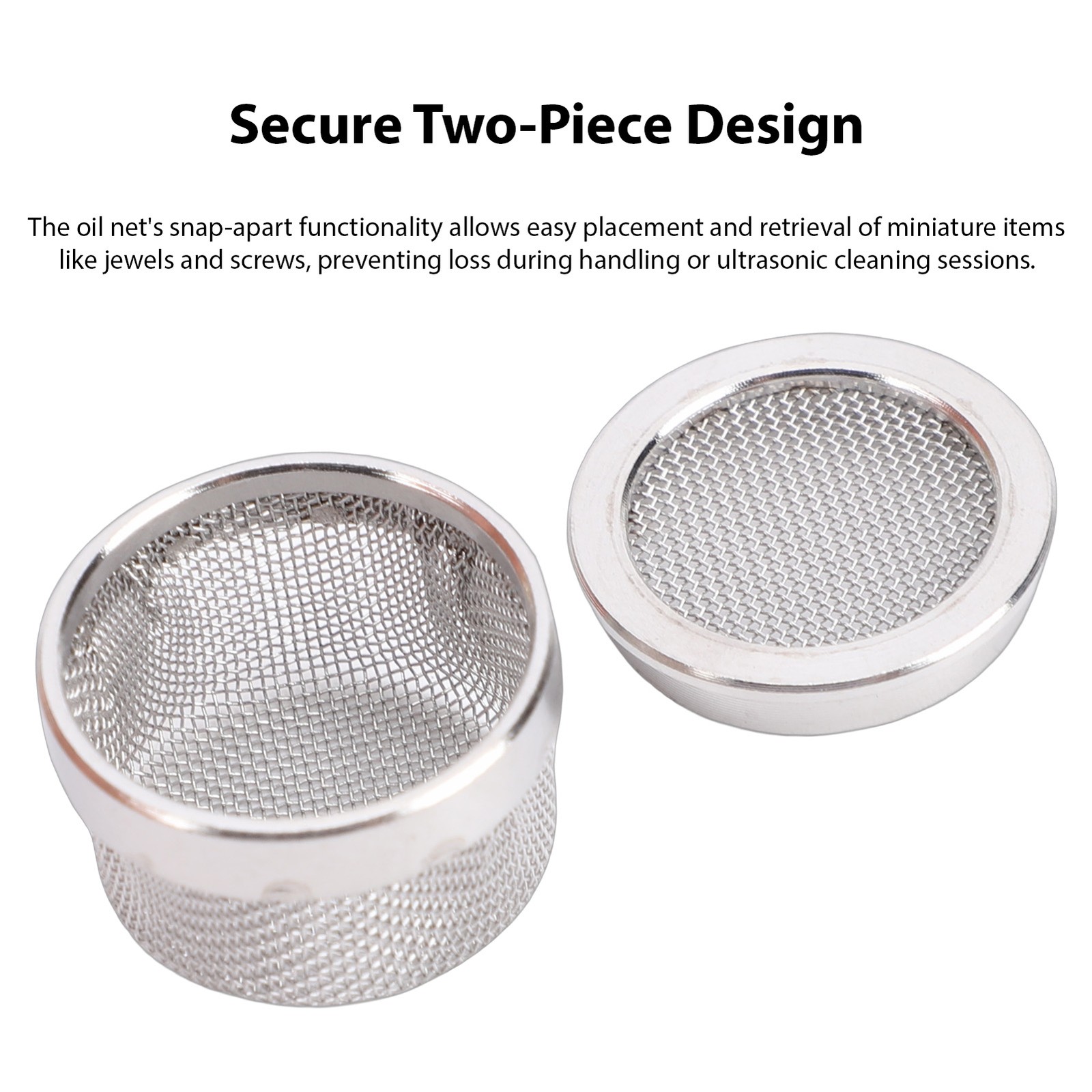 1-Mini 20mm Metal Frame Magnetic Mesh Two-Section Detachable Tiny Components