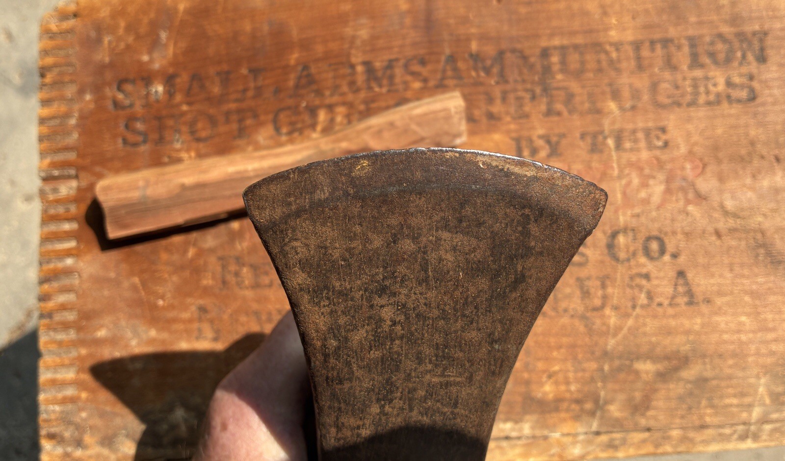 VTG EASCO USA 6 LB Splitting Maul Axe Head ONLY DROP FORGED HEAT TREATED
